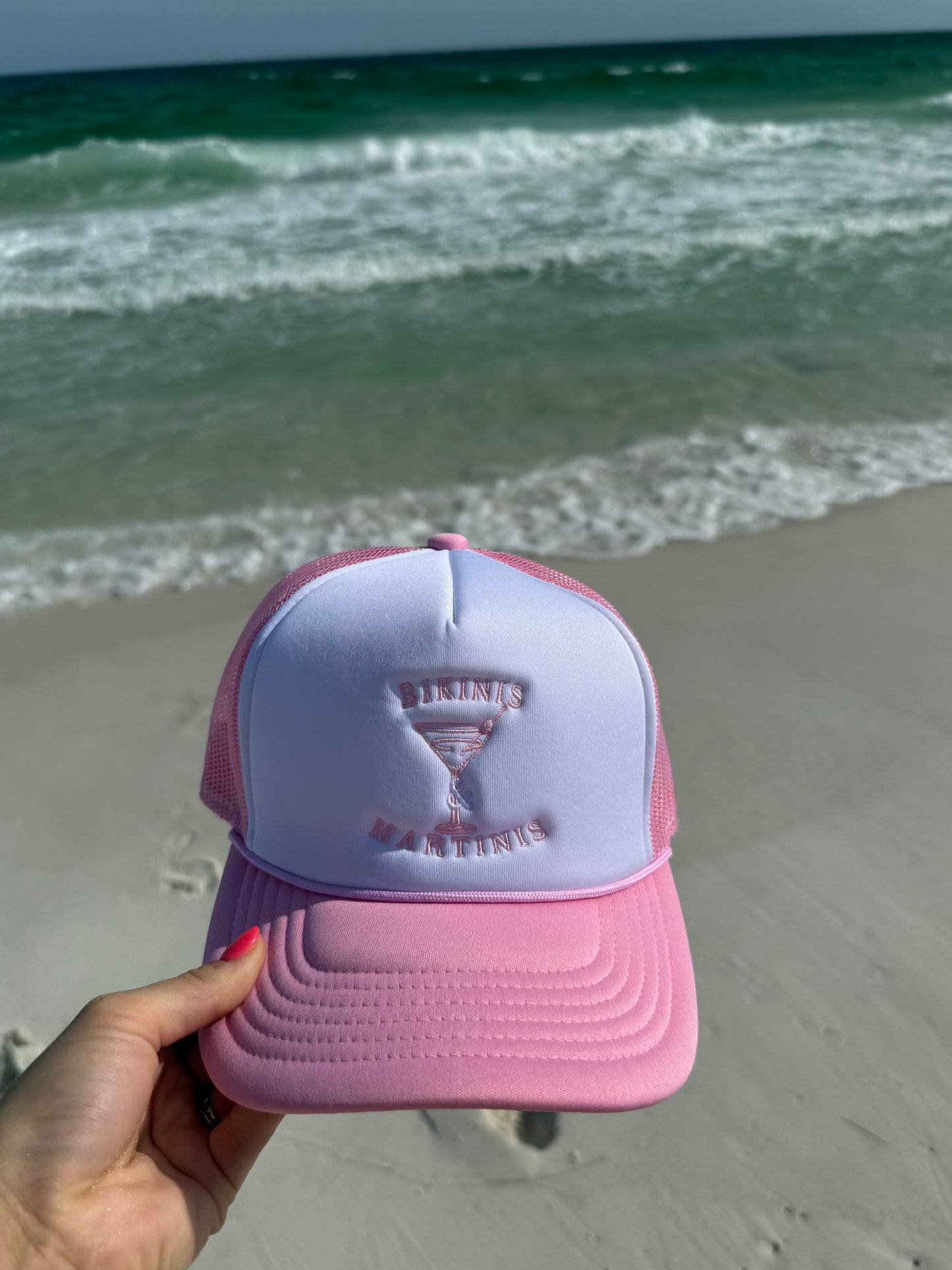 Bikinis & Martinis Embroidered Hat