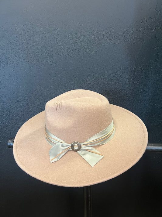 Tan Fedora Hat