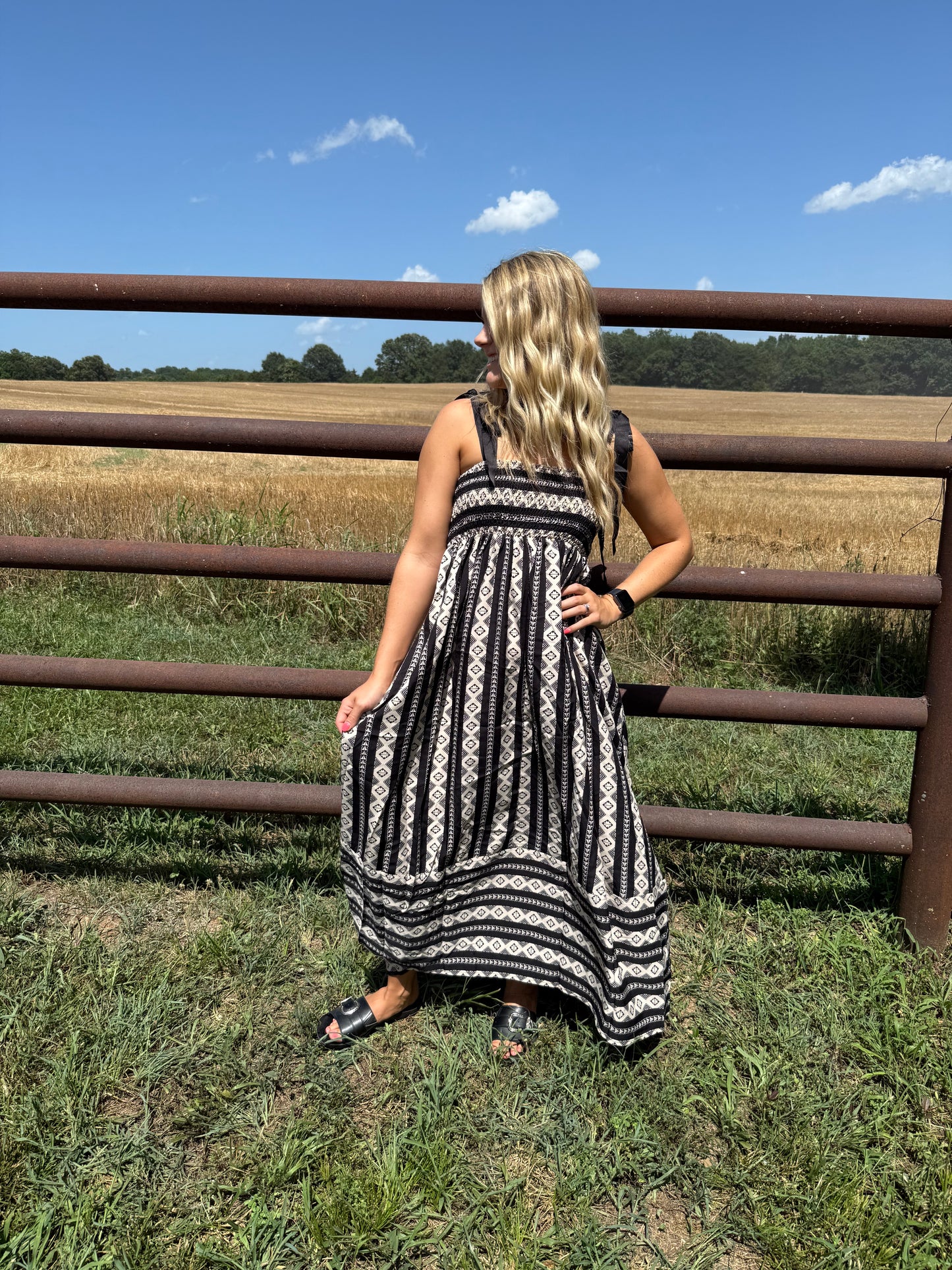 Aztec Maxi Dress