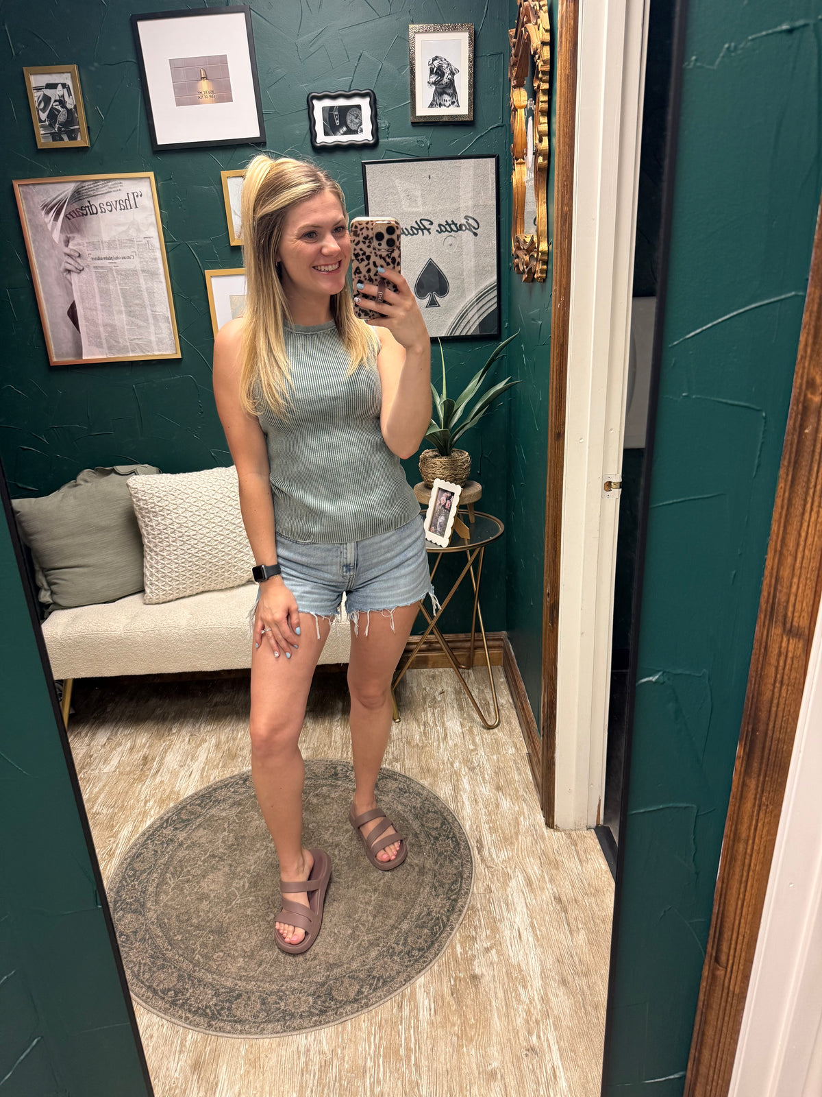 Jade Washed Tank