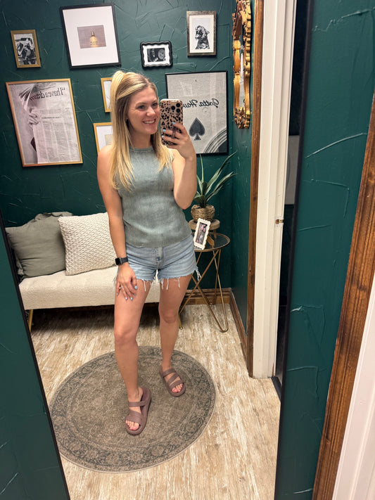 Jade Washed Tank