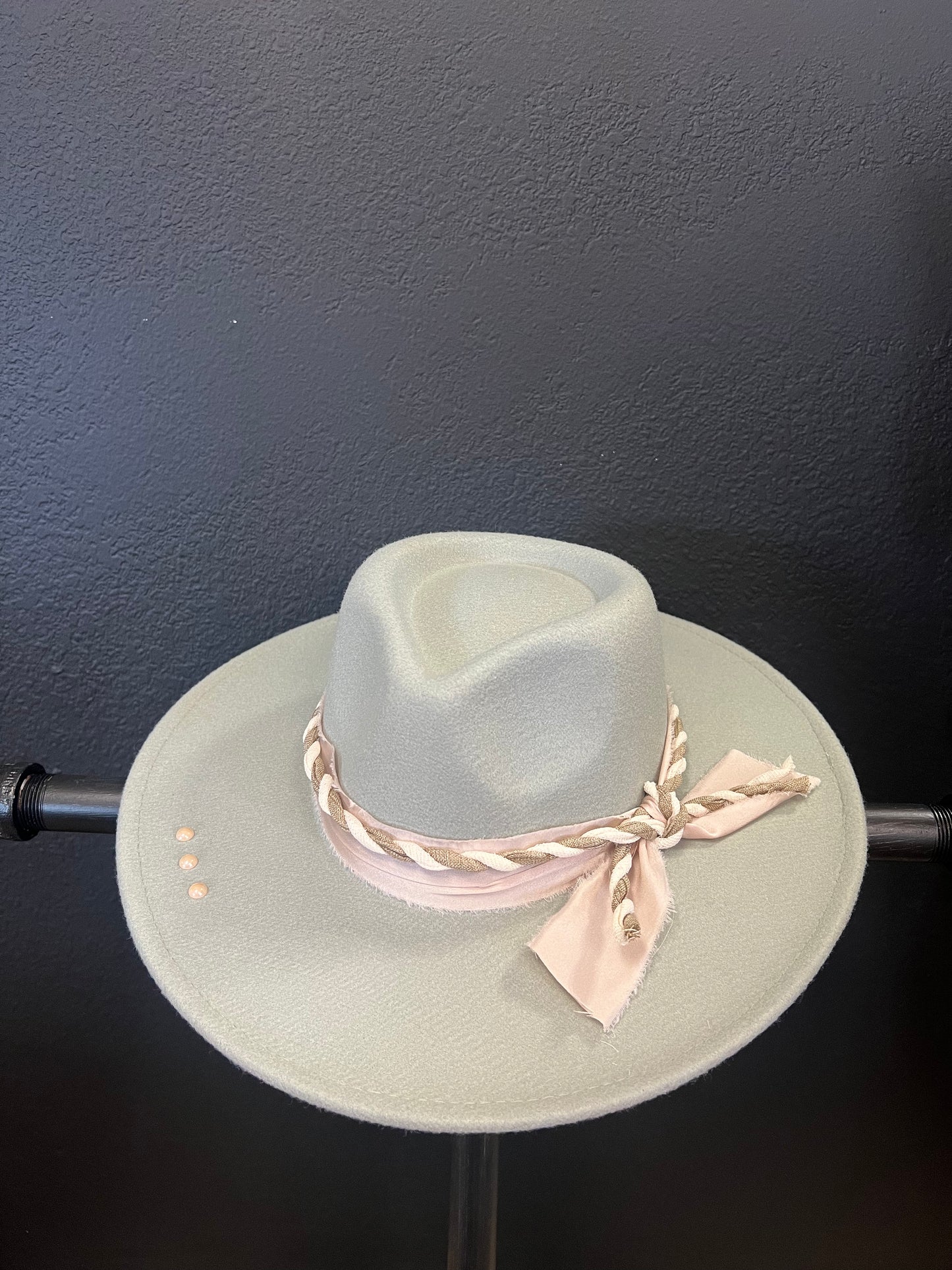 Kids Aqua Fedora Hat