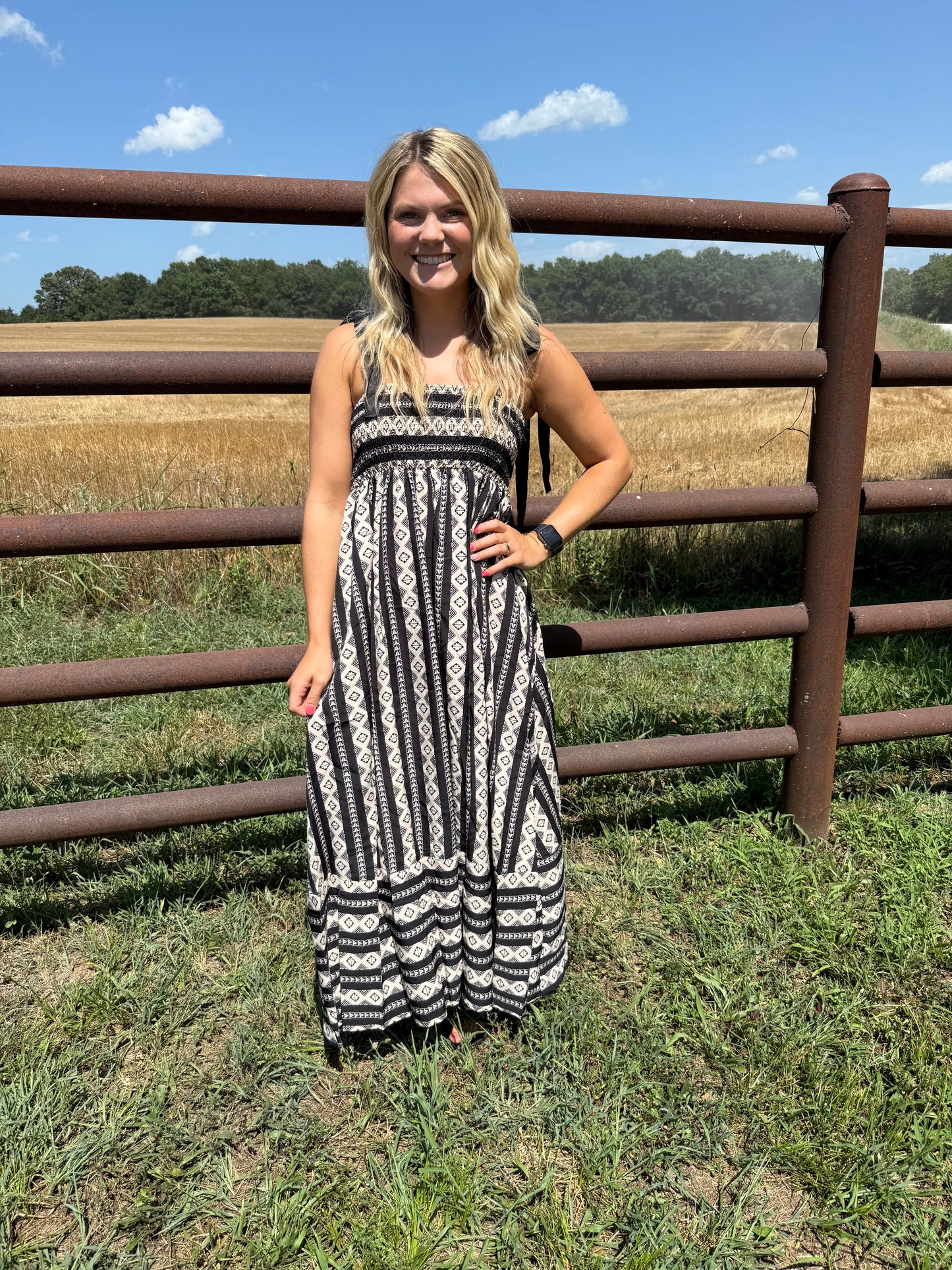 Aztec Maxi Dress