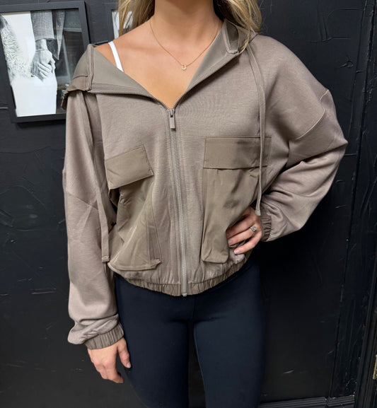 Mocha Scuba Jacket