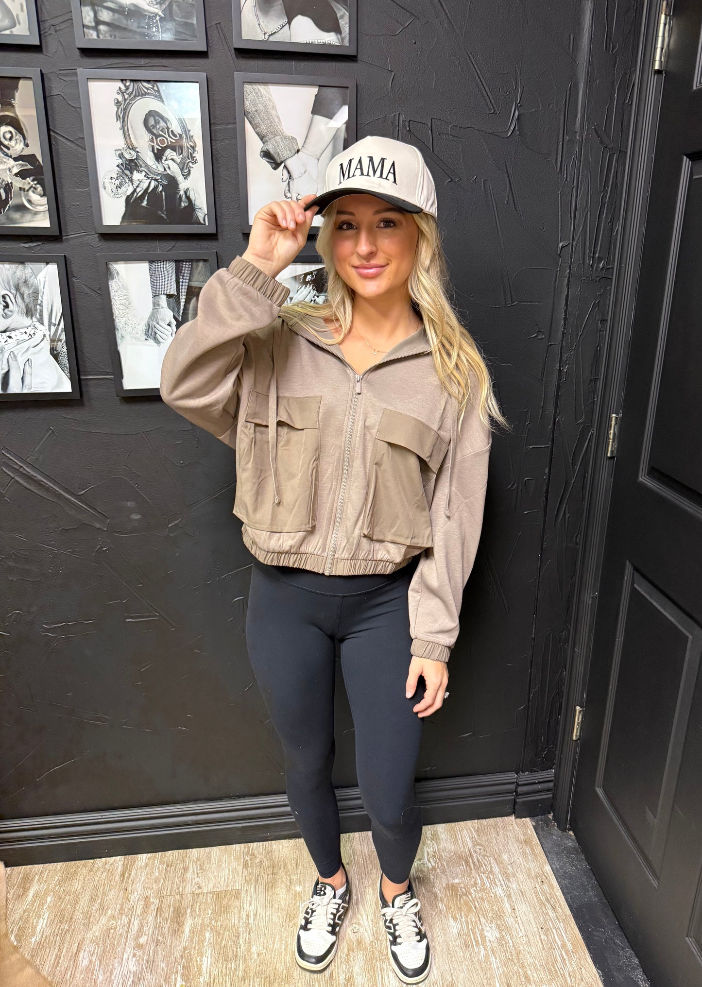 Black & White MAMA Hat