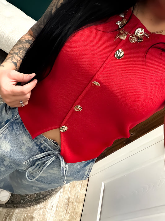 Red Button Tank