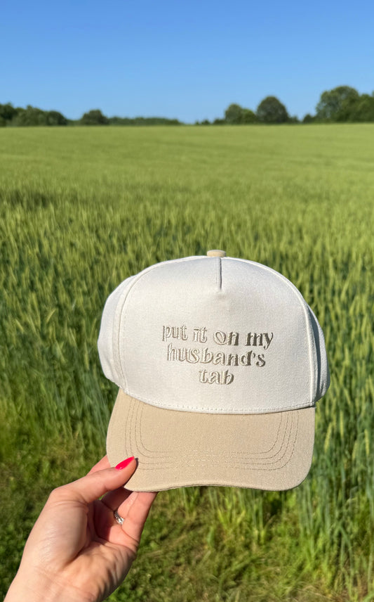 Put it on my husbands tab ball cap