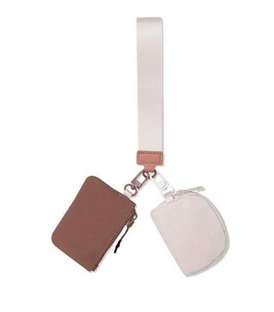 Dual Pouch Wristlet