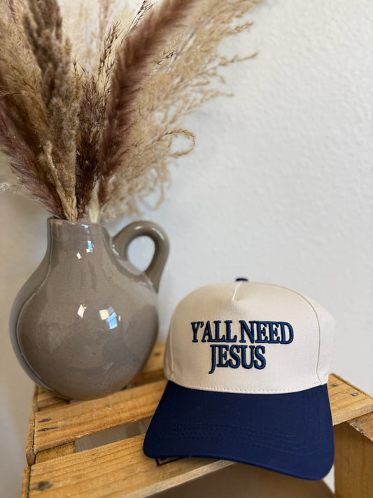 Navy Ya’ll Need Jesus Trucker