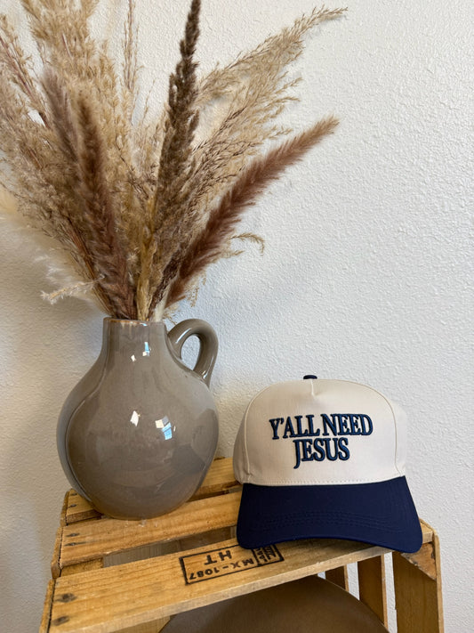 Navy Ya’ll Need Jesus Trucker