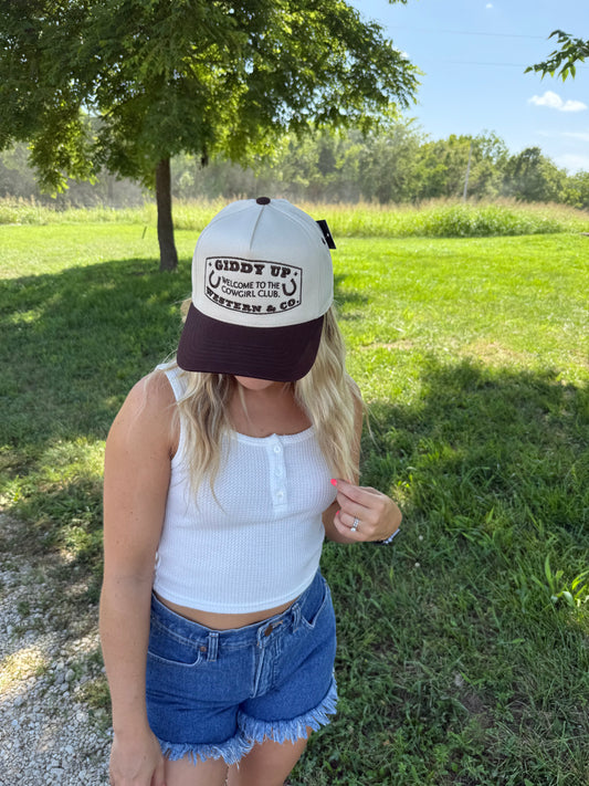 Cowgirl Club Trucker Hat