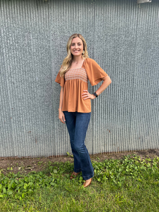 Rust Blouse
