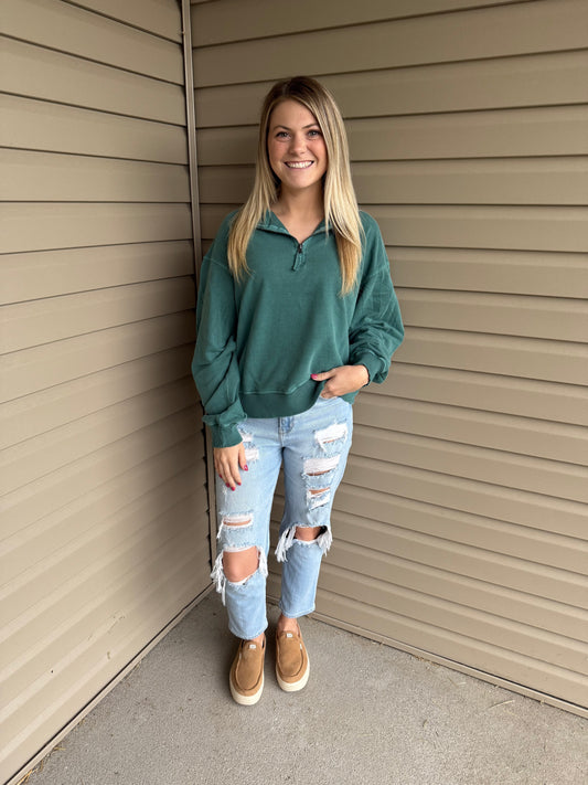 Hunter Half Zip Pullover