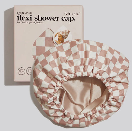 Satin-Lined Shower Cap
