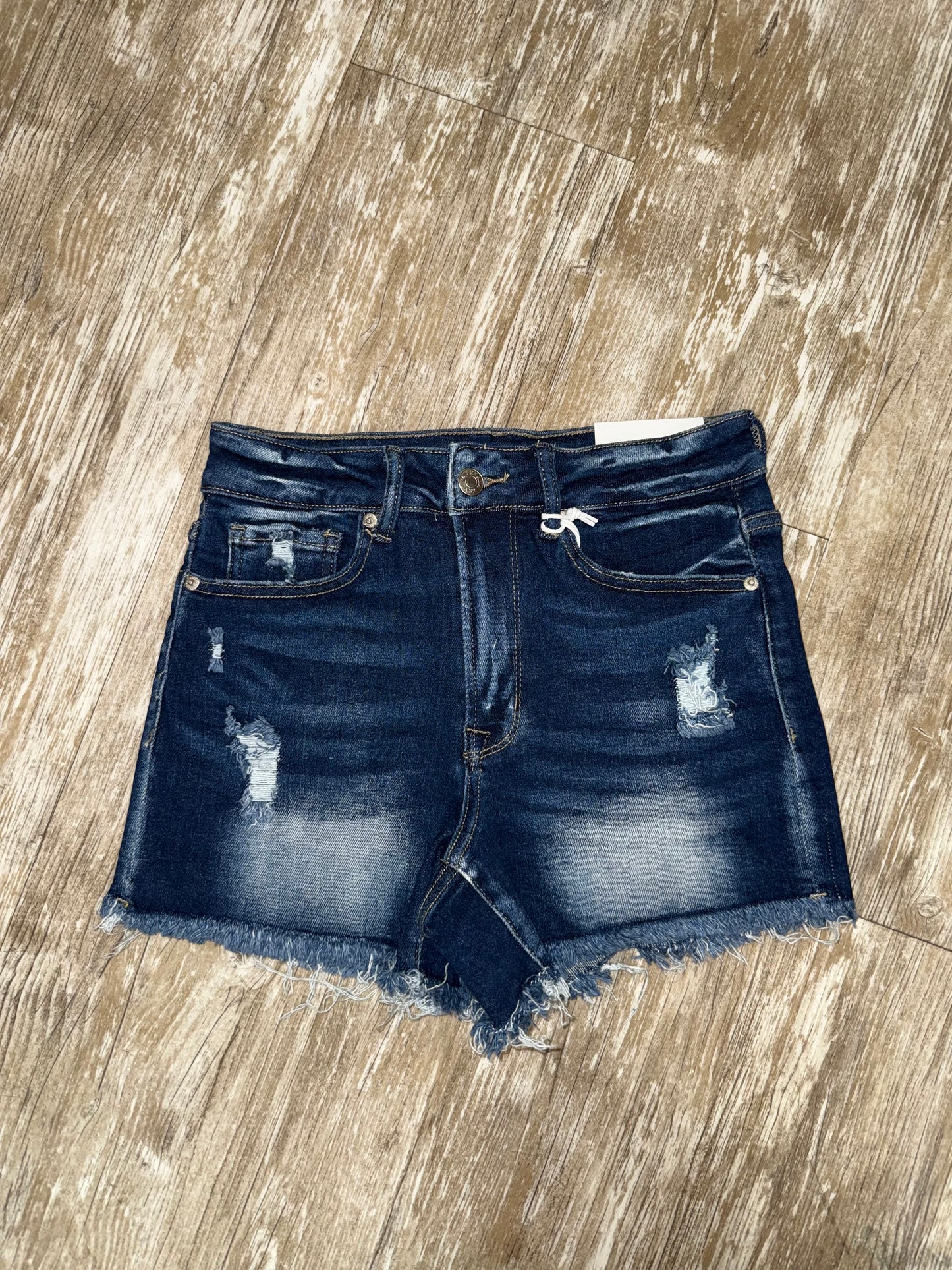 Dark Wash Denim Shorts
