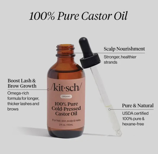 100% Pure Cold Pressed Castor Oil