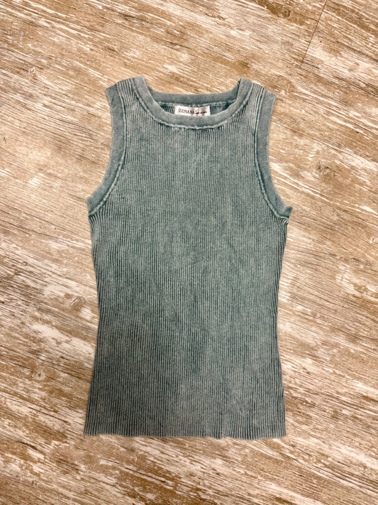 Jade Washed Tank