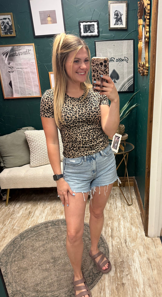 Light Cheetah Top