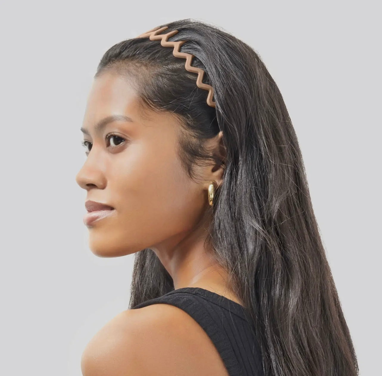 Neutral 2pc Zig Zag Headbands