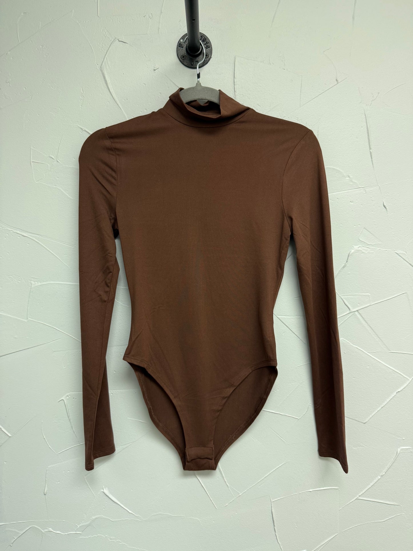 Brown Turtleneck Bodysuit