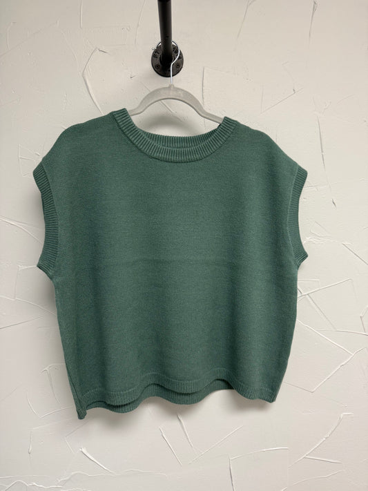 Jade Sleeveless Sweater
