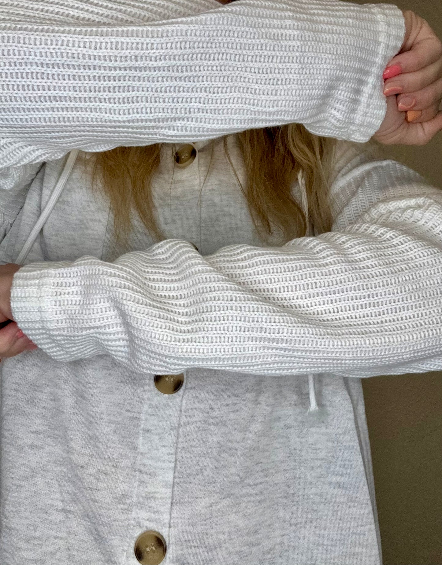 Colorblock Hooded Top